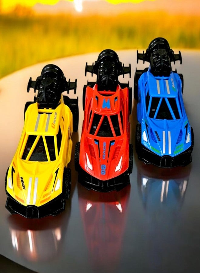 Stylbase Pull Back Car Racing Mist Smoke Car Toy for Kids | Baby Boys & Girls Car for Kids Rubber Tires 15 Cm 3+ Years (Color May Vary) - Image 2